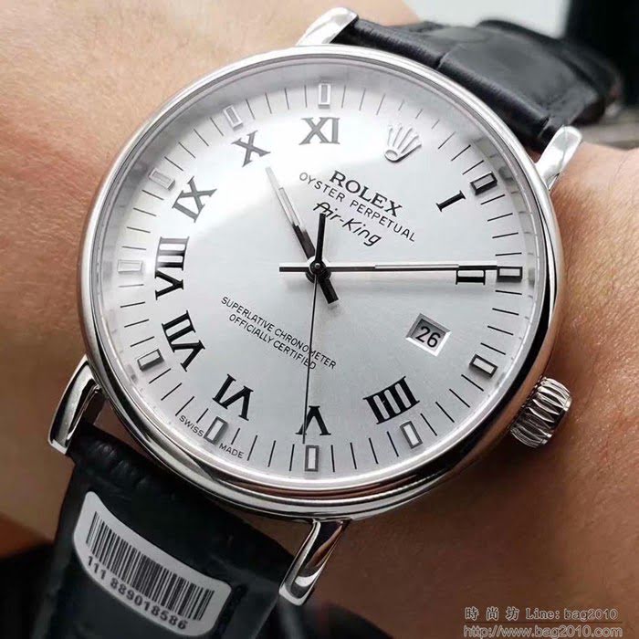 ROLEX勞力士 2019款 切利尼 百搭款 深邃藍 針扣 背透 防水 男士腕表  wssb4204